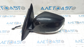 Side mirror left Infiniti JX35 QX60 16-rest 8 pins, heated. turn signal, black