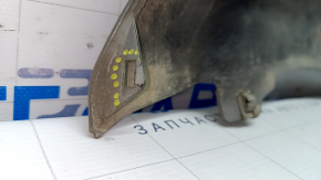 Ford Edge 19 Front Bumper Lip Cover - Gray, Scratches, Broken Fasteners
