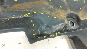 Front right underbody protection Toyota Rav4 19-2.5 dented, torn, worn