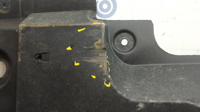 Rear left underbody protection Toyota Rav4 19-2.5 dented, torn, worn