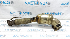 Intake pipe with catalytic converter Ford Edge 19- 2.0T broken stud
