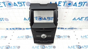 Radio and climate control panel Ford Edge 19-sync 3, auto, with heated seats, under CD-Changer