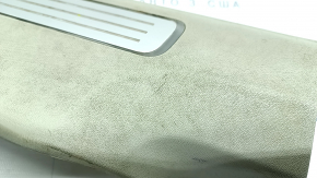 Door sill trim rear left inside Volvo XC90 16-22 with backlight, gray, scratches