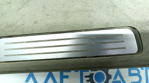 Door sill trim rear right inner Volvo XC90 16-22 with backlight, gray, scratches