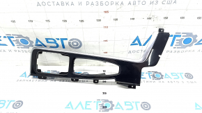 Upper center console trim Volvo XC90 16-22 black gloss, scratches