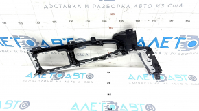 Upper center console trim Volvo XC90 16-22 black gloss, scratches