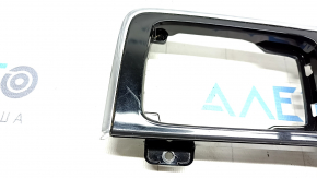 Upper center console trim Volvo XC90 16-22 black gloss, scratches