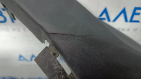 Lower lip of the front bumper Ford Edge 19 - structure, scratches, dented