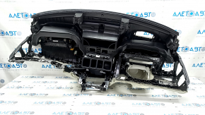 Torpedo front panel with AIRBAG Volvo XC90 16-22 for projection gray + black