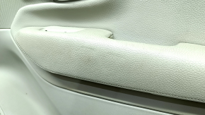 Door trim card front right Volvo XC90 16-22 leather gray, wood insert, bumps, scratches, for dry cleaning