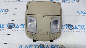 Front light Hyundai Sonata 15-17 beige without sunroof, scratches