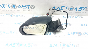 Left side mirror Jeep Compass 17- 3+4 pins, turn signal, heated, PSQ graphite with chrome,