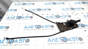 Audi Q7 16 hood release handle bracket - with handle, rusty, cable mount broken