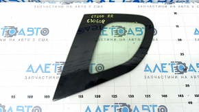 Window blind glass rear right Lexus CT200h 11-17 scratch on glass