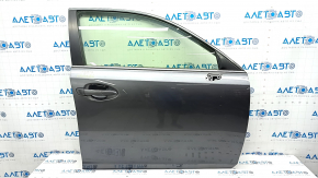Door assembly front right Lexus CT200h 11-17 keyless, graphite 1H9, bump on molding, rust