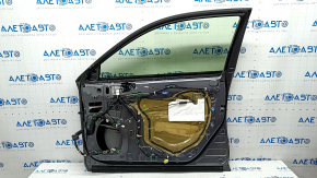 Door assembly front right Lexus CT200h 11-17 keyless, graphite 1H9, bump on molding, rust