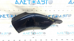 Front bumper lip right Audi Q7 16-19 blue, crack in mount
