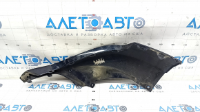 Front bumper lip right Audi Q7 16-19 blue, crack in mount