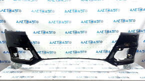 Bare front bumper Audi Q7 16-19 for 4 parking sensors, blue, without washer, broken fasteners