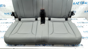 Rear row of seats 3 row Audi Q7 16 - grey leather, needs cleaning, scratches