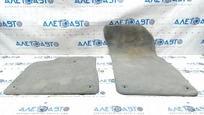 Set of floor mats for Audi Q7 16- cloth, grey, dry-cleanable