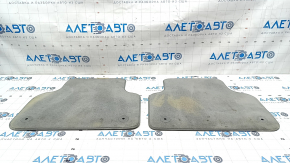 Set of floor mats for Audi Q7 16- cloth, grey, dry-cleanable