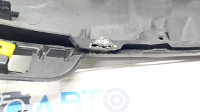 Bare front bumper Audi Q7 16-19 for 4 parking sensors, blue, without washer, broken fasteners