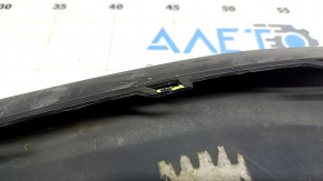 Front bumper lip right Audi Q7 16-19 blue, crack in mount