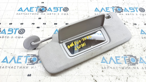 Left visor Chevrolet Bolt EUV 22-23 gray, without hook, dry-cleanable