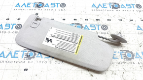 Left visor Chevrolet Bolt EUV 22-23 gray, without hook, dry-cleanable