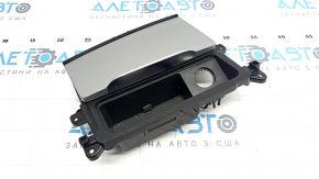 Box pocket center console Audi Q7 16- gray