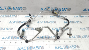 Air conditioner tube heater-condenser Fiat 500L 14- 1.4T bent