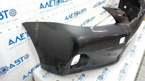 Bare front bumper Lexus CT200h 11-13 prerest, graphite, cracks, worn, scratches, broken fasteners
