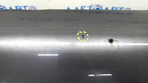Bare front bumper Lexus CT200h 11-13 prerest, graphite, cracks, worn, scratches, broken fasteners