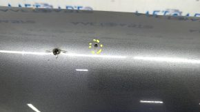 Bare front bumper Lexus CT200h 11-13 prerest, graphite, cracks, worn, scratches, broken fasteners
