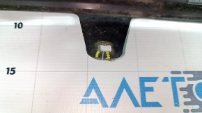 Bare front bumper Lexus CT200h 11-13 prerest, graphite, cracks, worn, scratches, broken fasteners