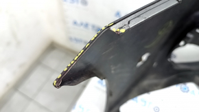 Bare front bumper Lexus CT200h 11-13 prerest, graphite, cracks, worn, scratches, broken fasteners