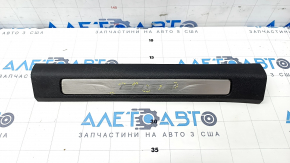 Door sill trim front left Ford Edge 15- black with backlight, scratches, corrosion