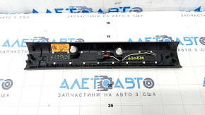 Door sill trim front left Ford Edge 15- black with backlight, scratches, corrosion
