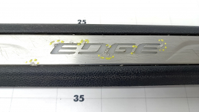 Door sill trim front left Ford Edge 15- black with backlight, scratches, corrosion