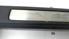 Door sill trim front left Ford Edge 15- black with backlight, scratches, corrosion