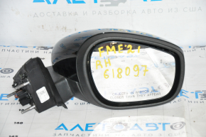 Side mirror right Ford Mustang Mach-E 21-23 16pins, black, turn signal, heating, backlight, auto folding, camera, BSM