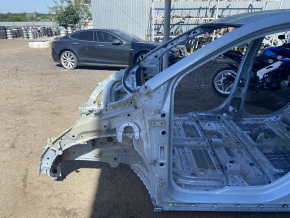 Front left quarter Chevrolet Bolt EUV 22-23 blue WA621G on the body