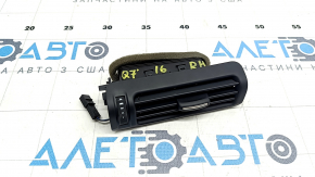 Right center pillar air duct deflector Audi Q7 16- black, broken fasteners