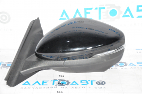 Side mirror left Ford Mustang Mach-E 21-23 16 pins, black, turn signal, heated, backlight, auto folding, camera, BSM