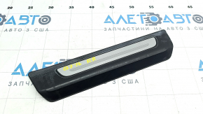 Door sill trim rear right outer Audi Q7 16- black with chrome, scratches