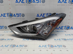 Headlight front left bare Hyundai Santa FE Sport 13-16 prerest usa halogen TYC