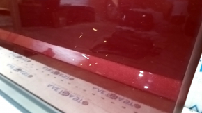 Door assembly front left Jeep Patriot 11-17 red PRP, dent