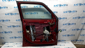 Door assembly front left Jeep Patriot 11-17 red PRP, dent