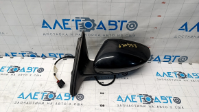 Side mirror left VW Jetta 11-18 6 pins, turn signal, black LC9X